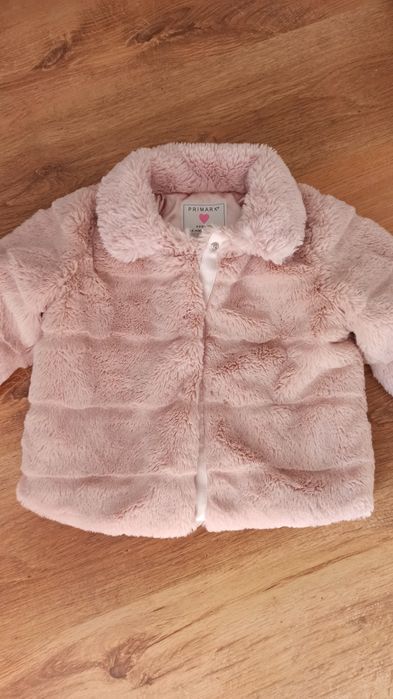 Kurtka futerko Primark 2-3 lata 98 cm