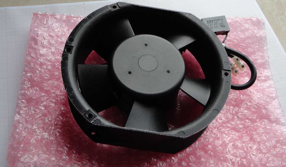Ventilador 230v em alumínio: SUNON A2175HBL reversível / bidirecional, 344 m3/h.