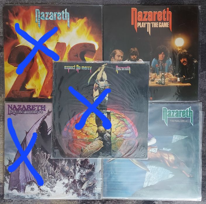 Продам пластинки винил lp Nazareth , Supermax, Yello фирма, оригинал.