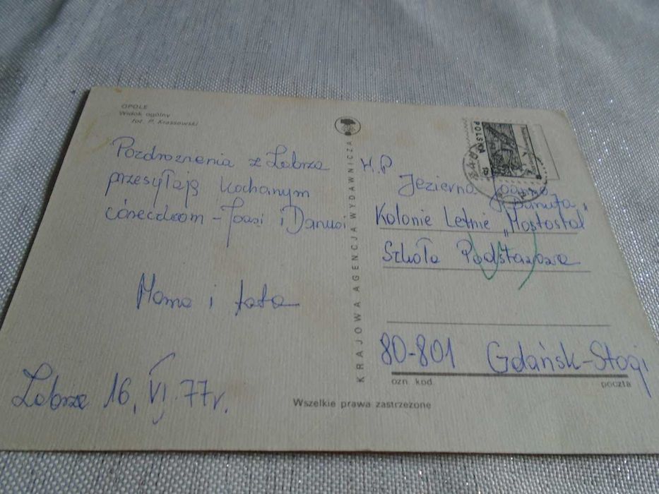 pocztówka Opole z PRL-u