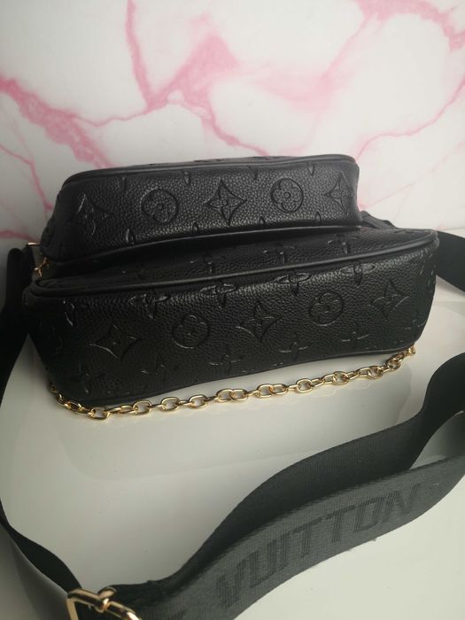 Torba damska 3w1 louis vuitton czarna torebka