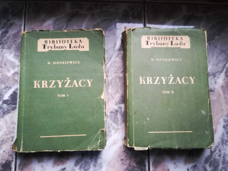 Krzyżacy tom I i II Biblioteka Trybuny Ludu 1951 antyk kolekcjonerski