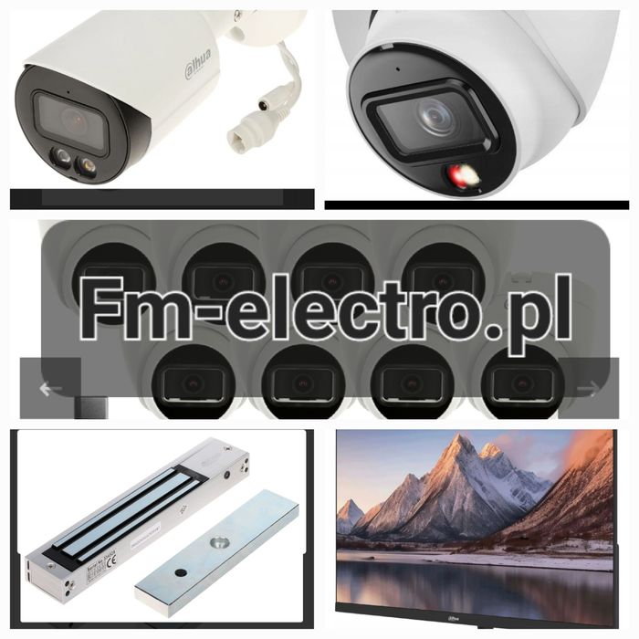 Montaz kamer ,monitoring, instalacji cctv wideodomofon  kontrola dostę