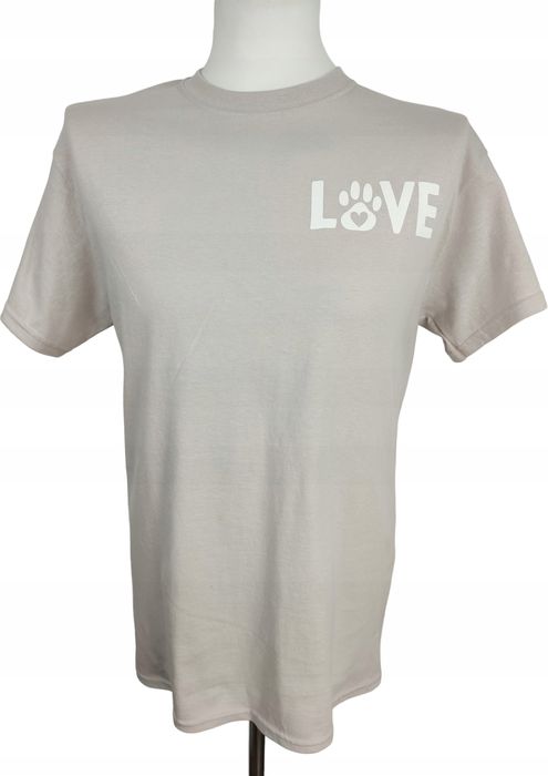 Custom ink t-shirt love is a 4 legged work r. L/xl