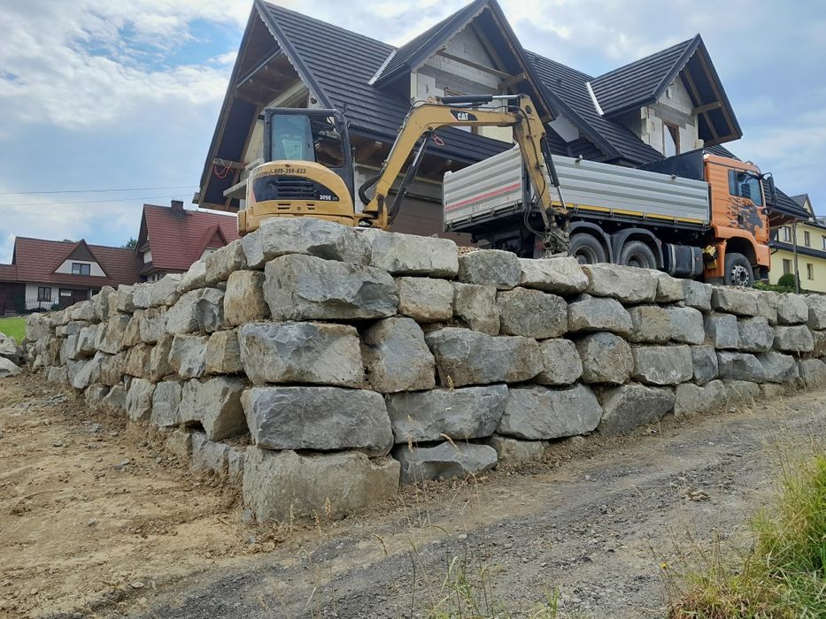 Usługi koparka/Roboty Ziemne Drogowe,Fundamenty,Wykopy,Wyburzenia,Bru