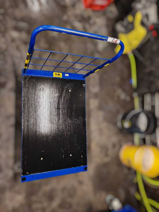 Wózek Magazynowy 280kg z rączką 100x63 AGROMECH Platformowy do Paczek