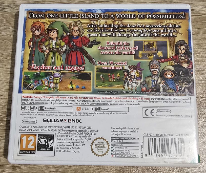Dragon Quest VII: Fragments of the Forgotten Past 3DS