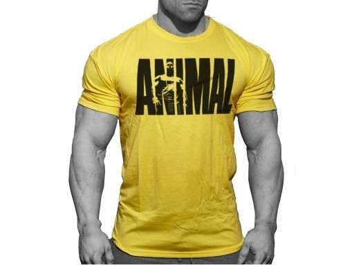 Super Koszulka ANIMAL Żółty Ostatnie SZTUKI XL!!!
