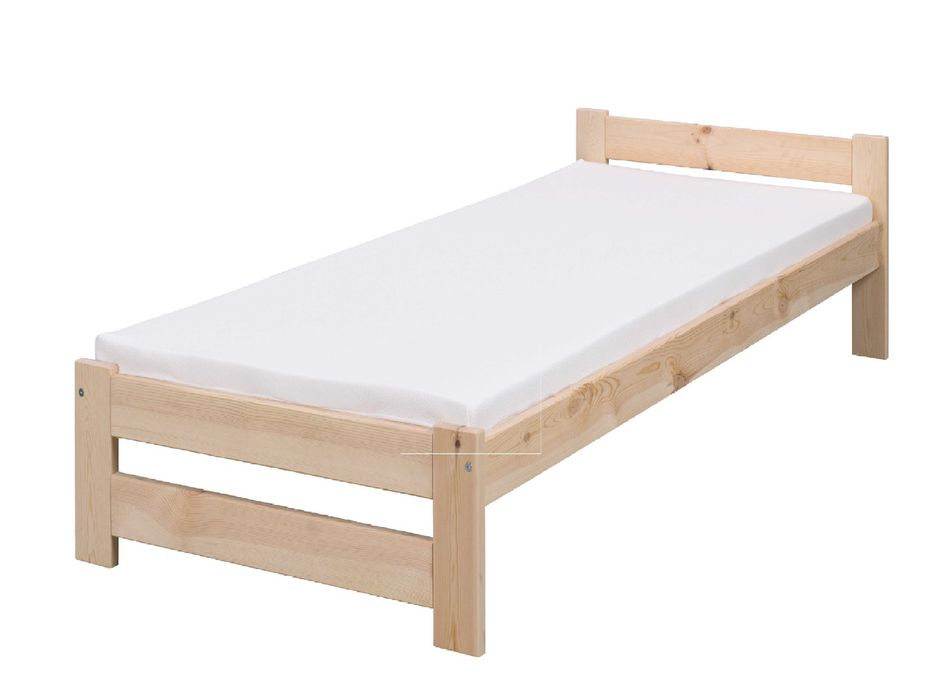 Łóżko 80 / 90x200 z materacem hotelowe pracownicze kwatery
