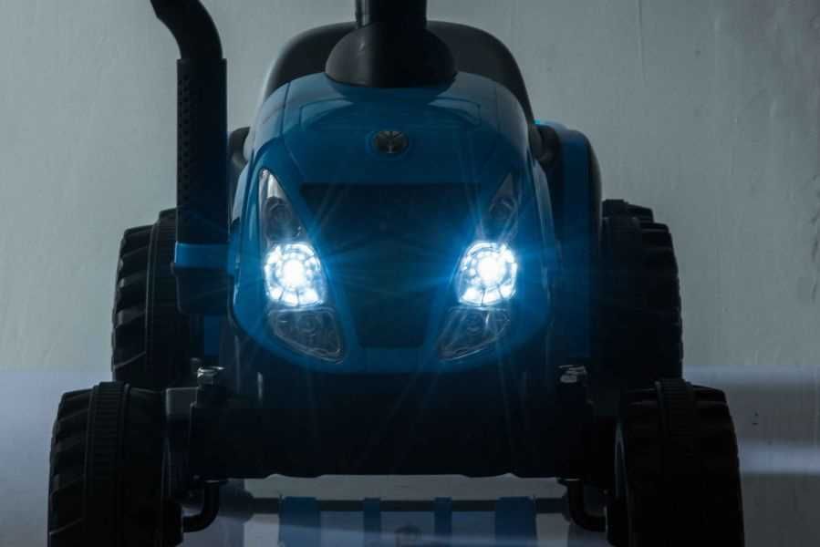 Pojazd Elektryczny dla Dzieci - Traktor T7 z Przyczepą