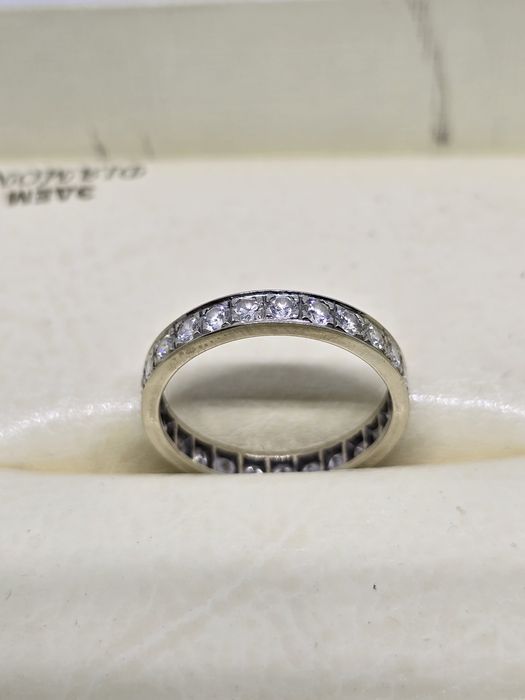 Золотое кольцо с бриллиантами 1,01 ct