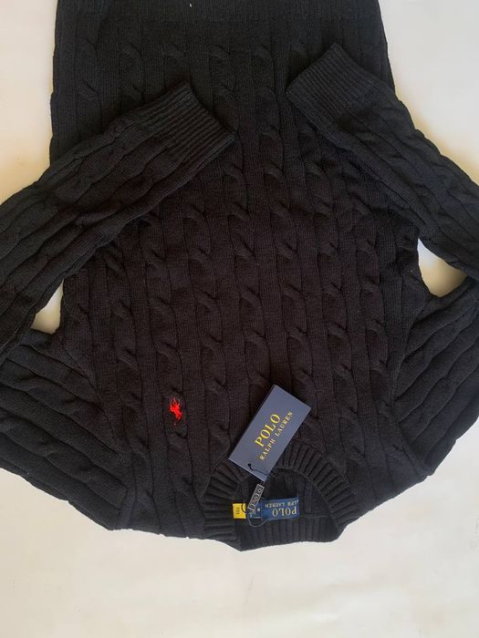 Черный свитер Polo Ralph Lauren 1:1