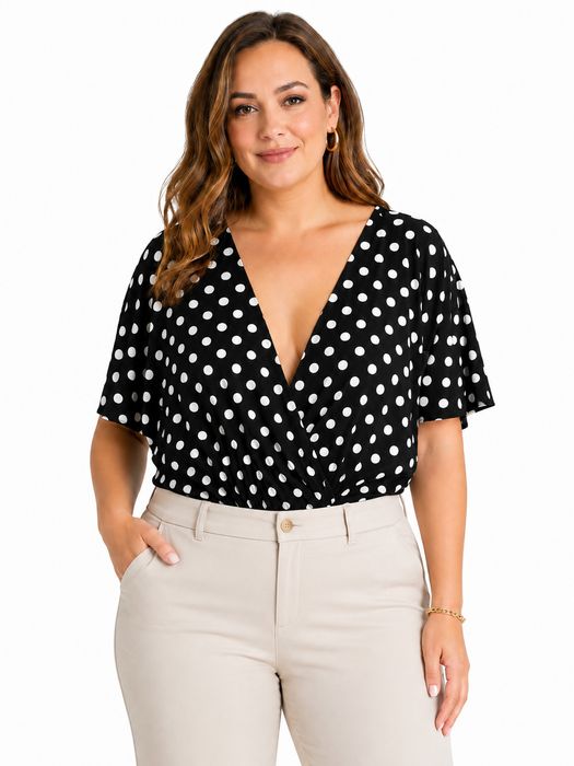 Body PLUS SIZE Grochy V 4XL