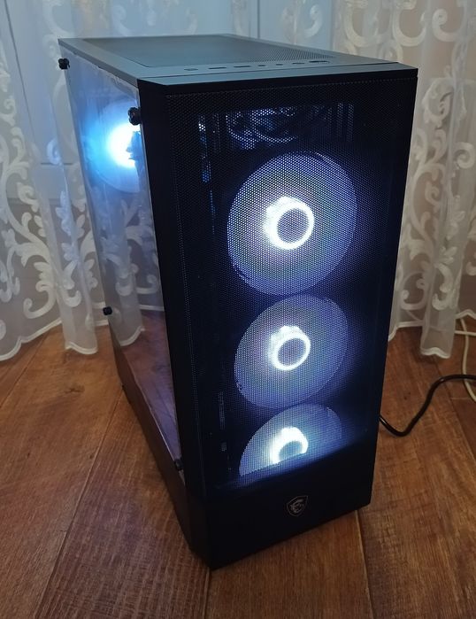 Корпус ПК  MSI MAG FORGE 112R (4шт. ARGB кулера)
