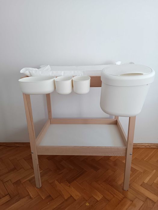 Przewijak IKEA SNIGLAR mata SKÖTSAM kosze zawieszane ÖNSKLIG