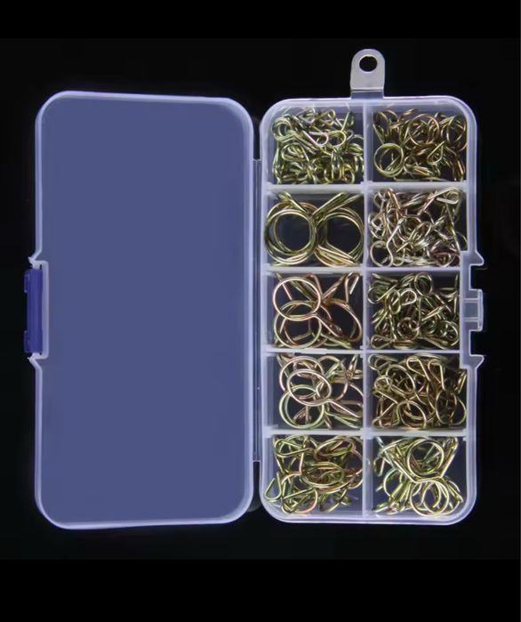 Набор пружинных зажимов для шланга 126 шт 10 размеров