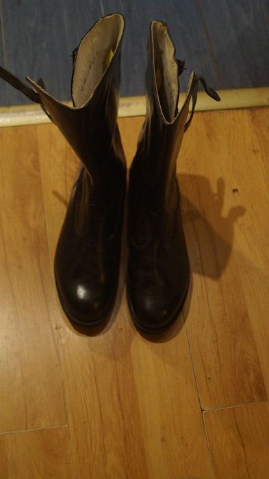 Buty oficerki PRL 61 -89r MO Straż na motocykl hippika nowe  27,5 oryg