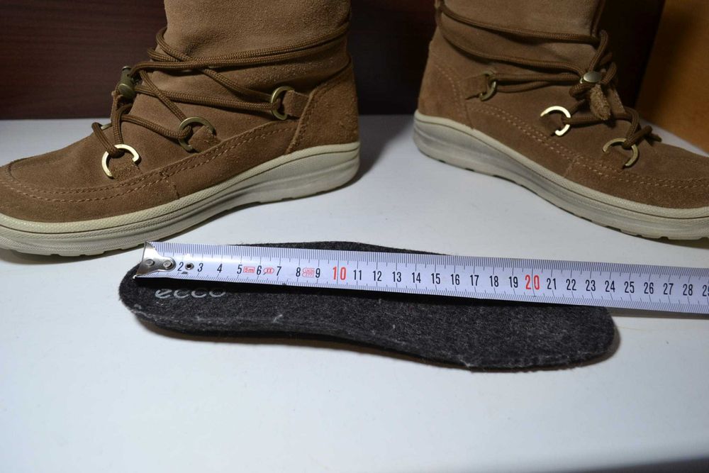 ecco 37р зимние сапожки hydromax зимние