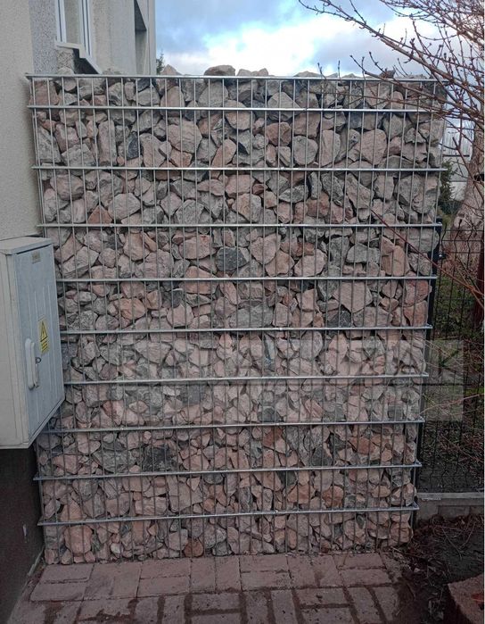 Gabion PREMIUM Gabionowe Ogrodzenie Przęsło Mur Kosze Panel 1,20m