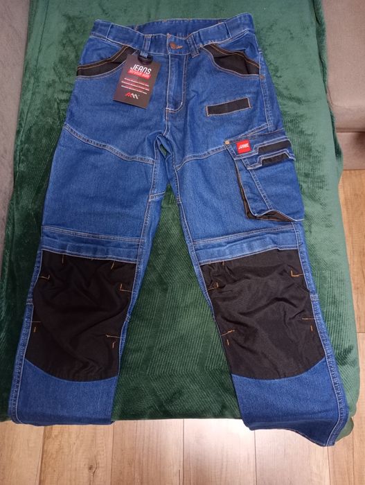 Nowe spodnie robocze, budowlane, monterskie premium, bardzo mocne za 2/3 ceny, rozmiar S