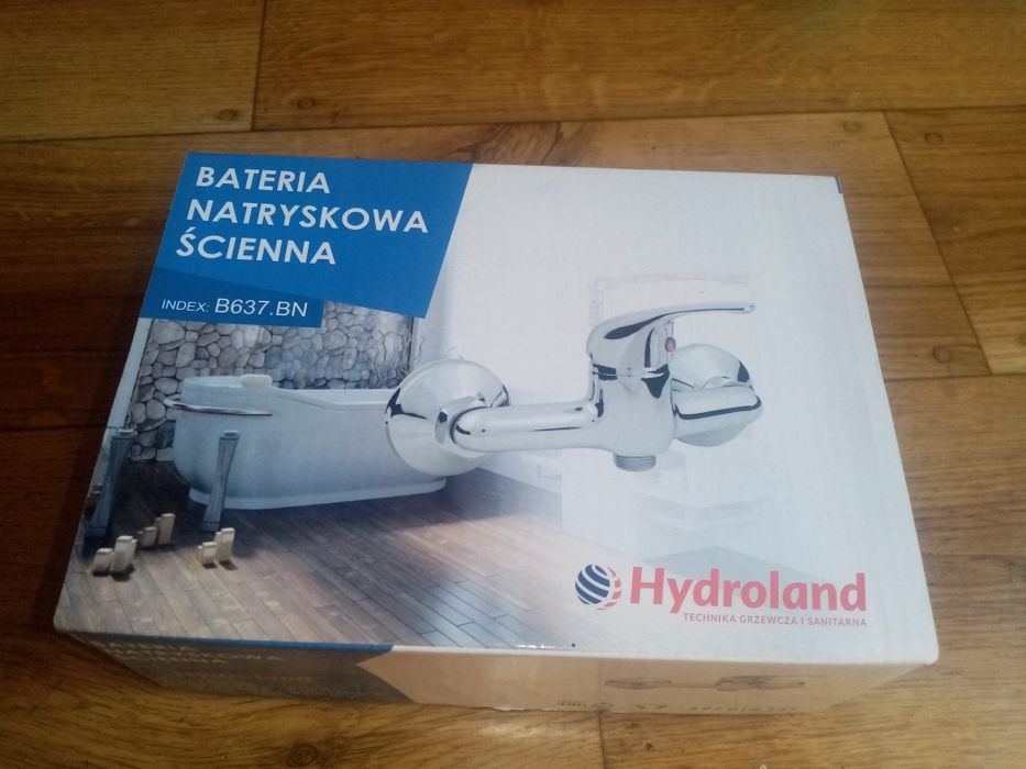 Bateria natryskowa ścienna Hydroland Como B367.BN Nowa