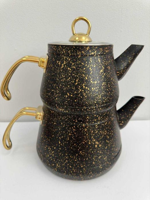Чайник подвійний з заварником, Lines, Туреччина. Двоярусний чайник.