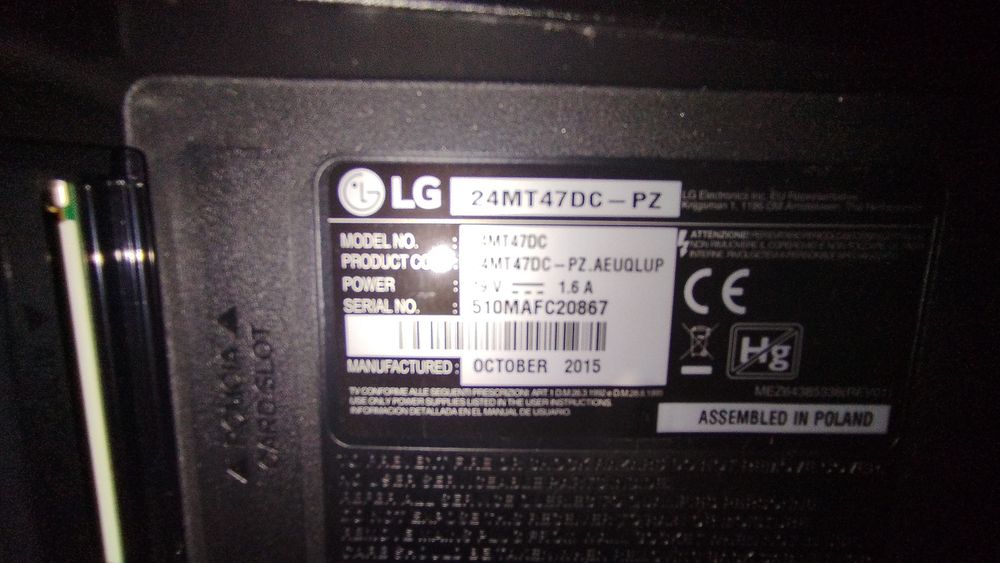 LCD Tv Lg 24MT47DC