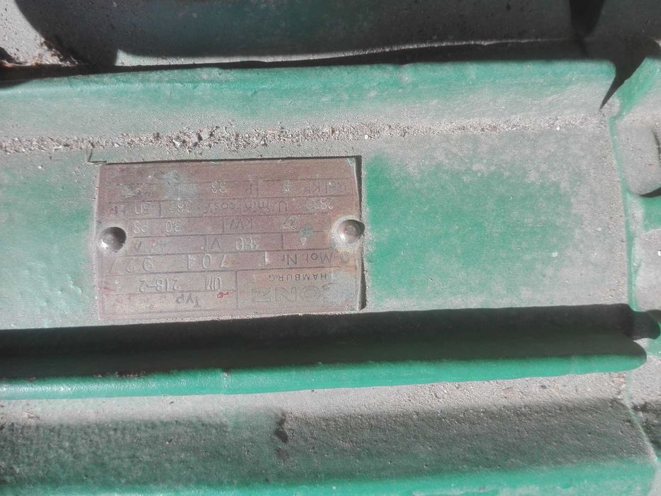 Dmuchawa do zboża, silnik elektryczny 2,2 Kw