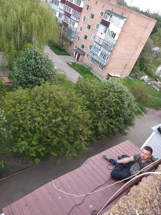 Перекриття та ремонт даху заміна коньків водостоків покраска крыш