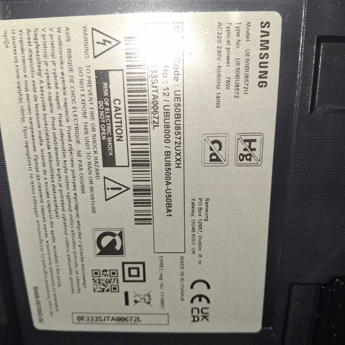 Samsung ue 50 4K smart wi fi 2023рік