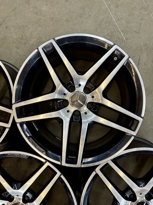 Оригинальные разноширокие диски mercedes r19 8,5-9,5j et38 5x112 4шт