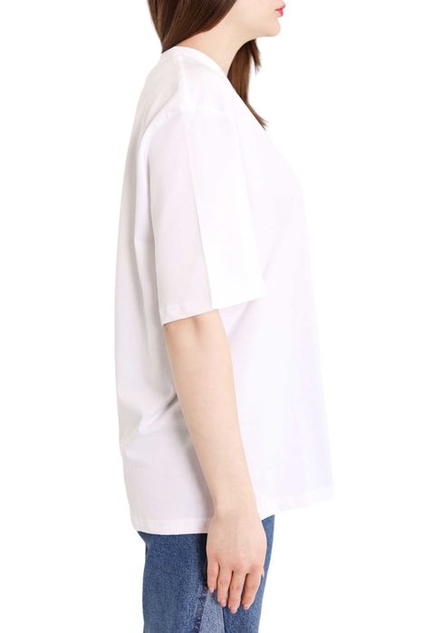 Футболка AMI Paris Exclusive Ami De Coeur T-Shirt White Black Heart