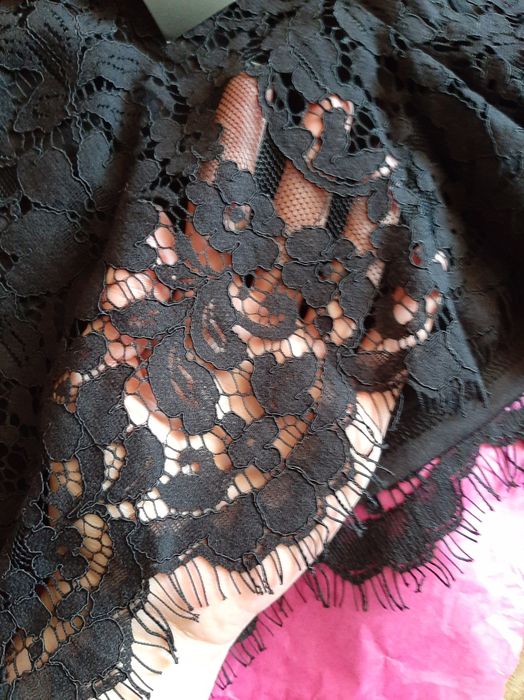 Кружевні чорні шорти