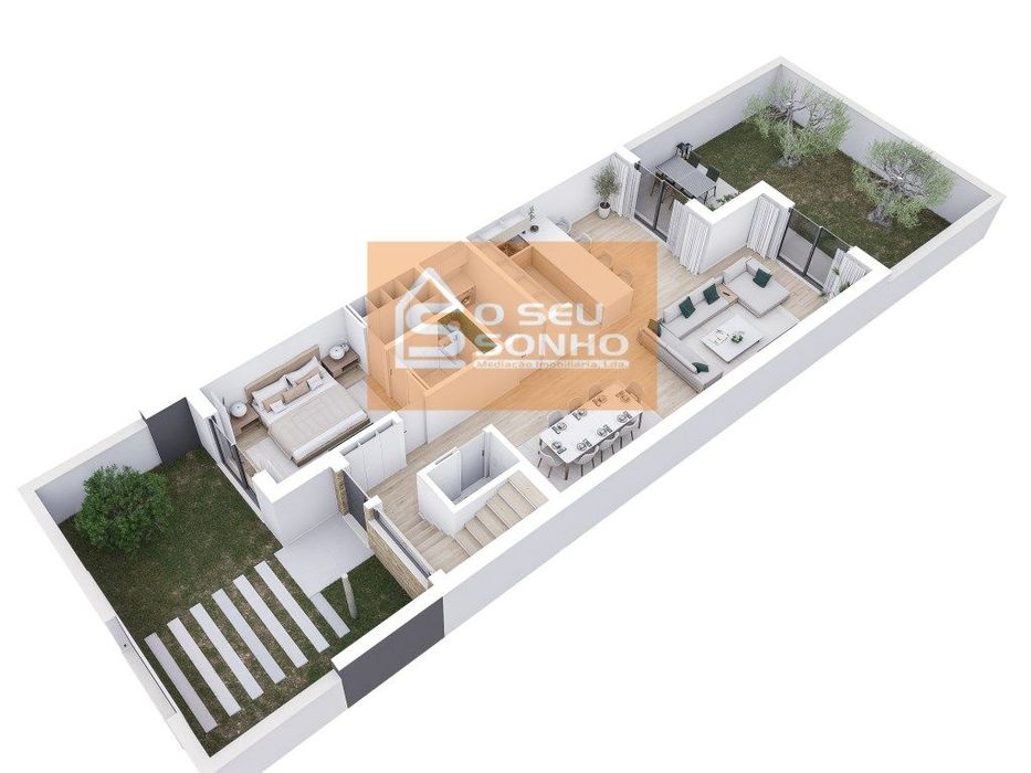 Lote com Projeto Aprovado para Moradia T4 no Centro de São Brás de ...