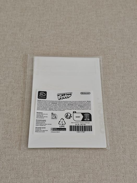 Caderno Mario Tennis Fever My Nintendo – Novo e Selado