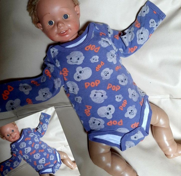 Zestaw roz 74 8 sztuk body długi rękaw mega paka komplet wyprawka