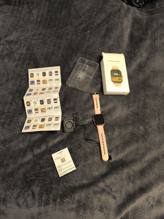 Smartwatch dla dziewczynki z ładowarką i instrukcją