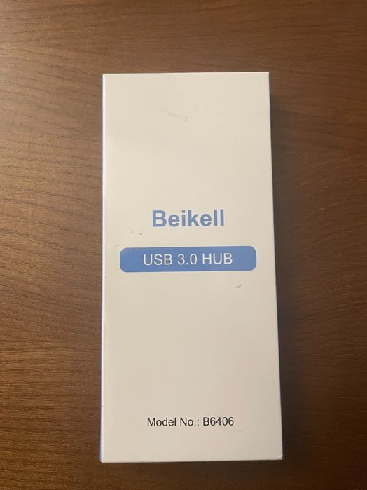 Hub USB 3.0, Beikell Hub USB 4 Porty Ultra Thin High Speed