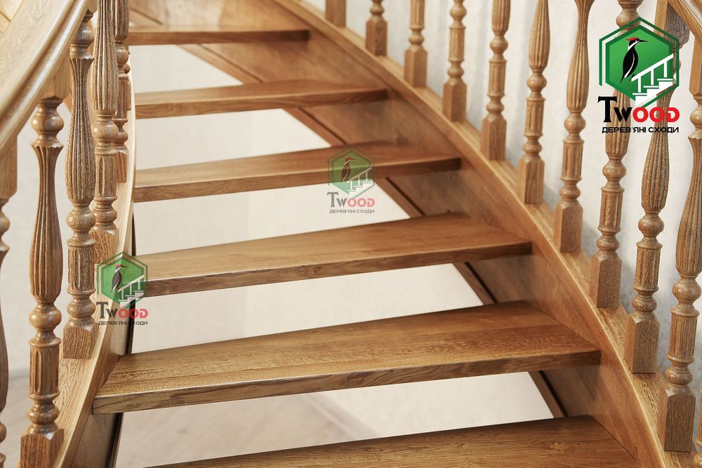 Ексклюзивні дубові сходи від виробника TWood | Елітні сходи під ключ