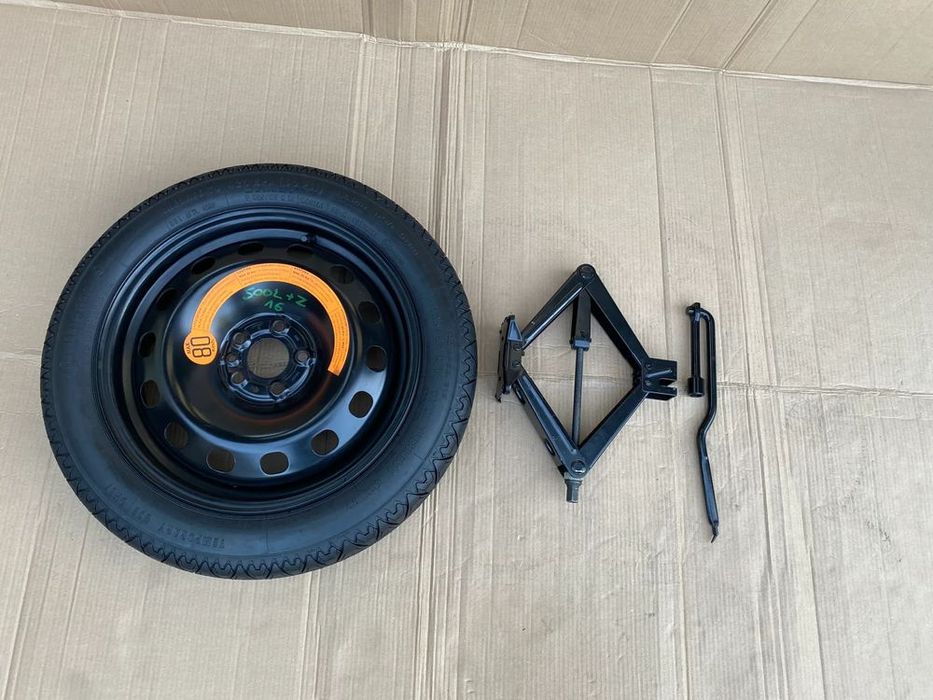 orginał koło dojazdowe r16 fiat 500l + zestaw