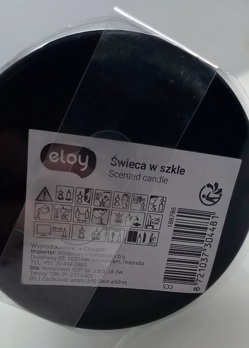 Świeca w szkle Black Forest 140g Nowa
