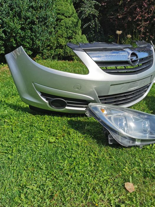 Zderzak lampy opel corsa d