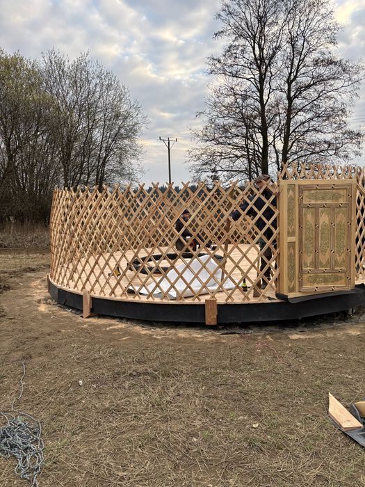 Glamping ciepla podłoga 7m mozliwe 6m, 8m