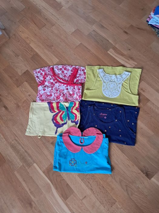 Koszulki letnie dziewczęce
