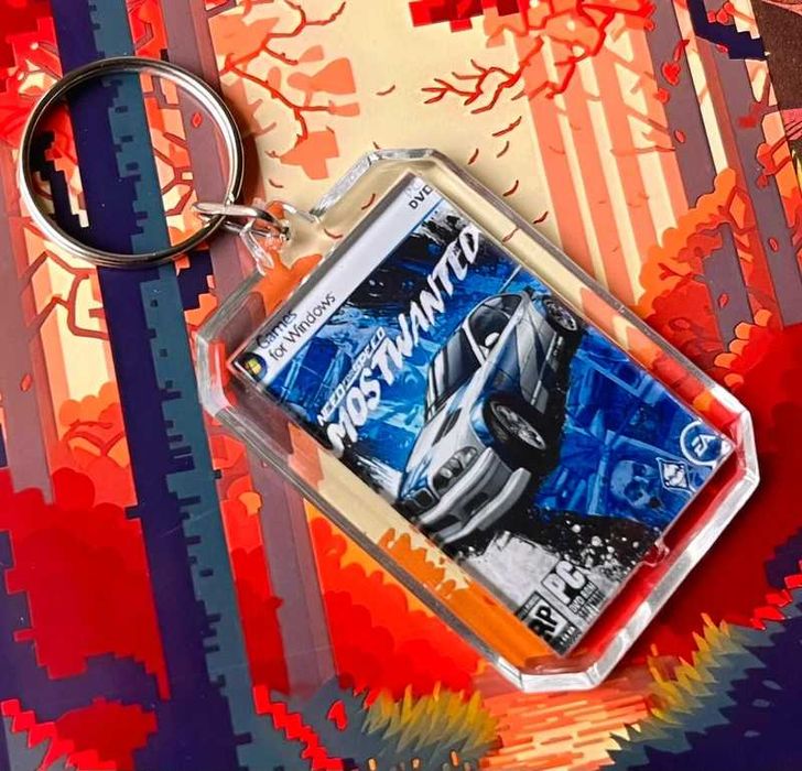 Brelok NFS Most Wanted - mini okładka PC