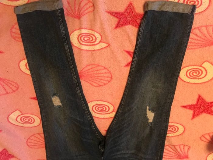 джинсы большого размера штаны на широкие бедра