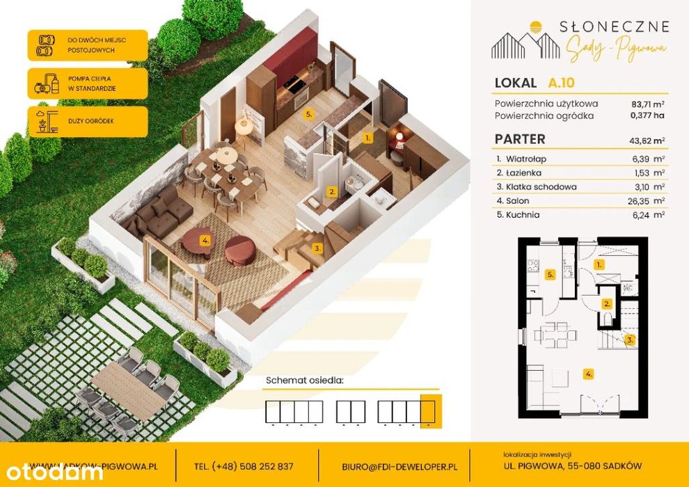 Casă, 84 m², teren 420 m²
