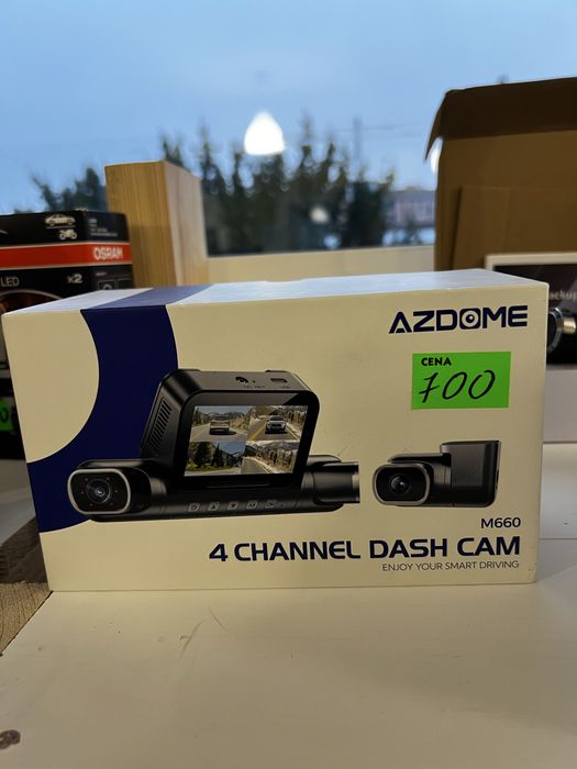 wideorejestrator azdome m660 – 4 kamery (4 channel), nowy