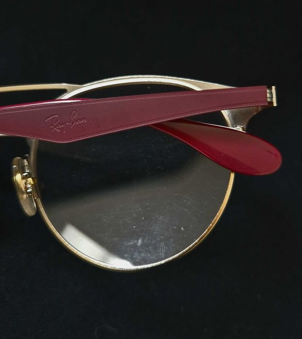 modne oprawki okulary RAY BAN NOWE  RB3545V bordo okazja