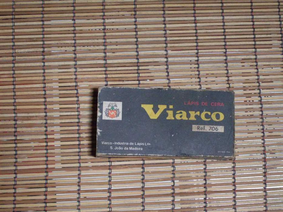 Caixa antiga lapis cera Viarco